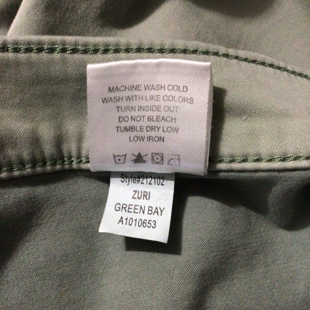 Lila Ryan Green Chino Pants - Size 14 - Picture 9 of 11